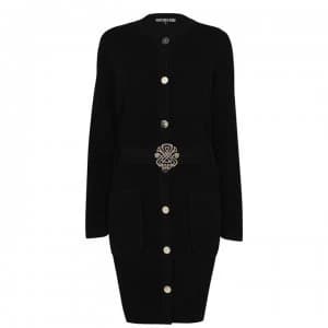 Biba Belted Cardigan - Black