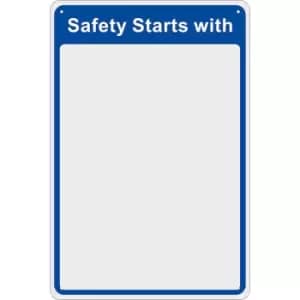 PPE Safety Check Mirror - Are you wearing the correct PPE - 300mm x 200mm