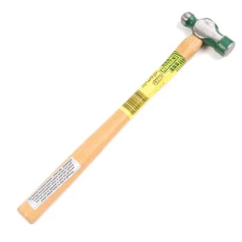 Ball Pein Hammer With Wooden Shaft - 100G (3.5Oz)