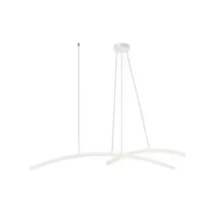 Larissa Lighting - Larissa Templos LED Ceiling Pendant Light 48W 3000K Aluminιum White