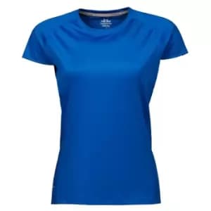 Tee Jays Womens/Ladies Cool Dry Short Sleeve T-Shirt (S) (Sky Diver)
