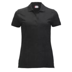 Clique Womens/Ladies Classic Marion Melange Polo Shirt (S) (Anthracite)