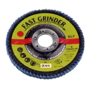 WELDFAST Zirconium Flap Disc - 115mm - 40 Grit WLD00183