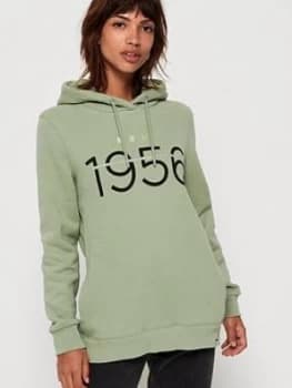 Superdry Jade Hood, Green, Size 6, Women