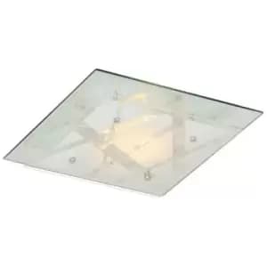 Italux Lighting - Italux Mertu - Classic LED Flush Ceiling Light White, Warm White 3000K 670lm