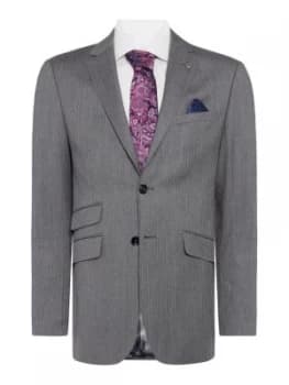 Ted Baker Mens Kerkho Herringbone Suit Jacket Grey