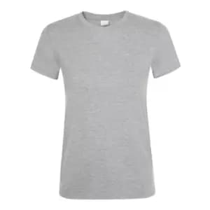 SOLS Womens/Ladies Regent Short Sleeve T-Shirt (3XL) (Grey Marl)