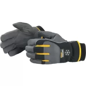 9126 Tegera Pro Microthan+ Black/Grey Cold Resistant Gloves - Size 10 - Grey Black - Ejendals