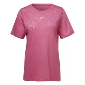 Reebok Burnout Tee Womens - Pink