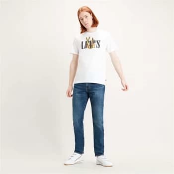 Levis Cactus Serif Logo T-Shirt - White