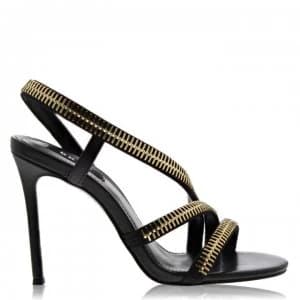 DKNY Stiletto Heel Sandals - BLK Black