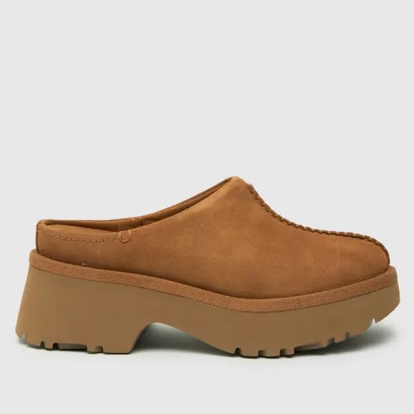UGG new heights clog sandals in chestnut
