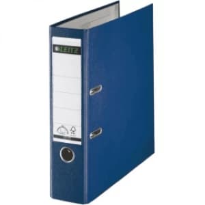 Leitz 1010 A4 Plastic Lever Arch File 80mm - Blue