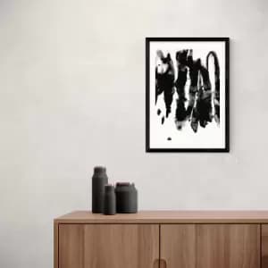 East End Prints Watercolours 1 Print Black