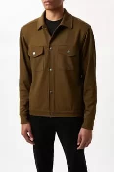 Mens Khaki Premium Trucker Jacket