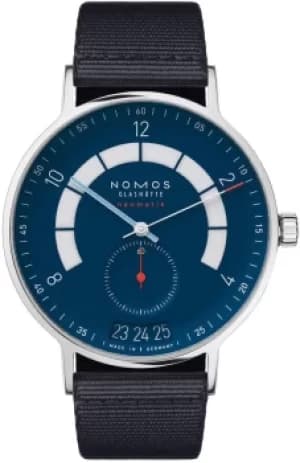 Nomos Glashutte Watch Autobahn Neomatik 41 Date Midnight Blue Sapphire Crystal