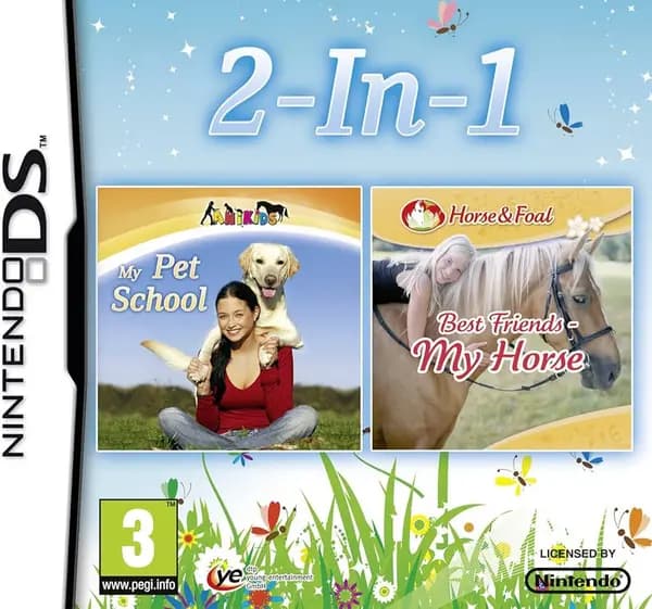 2 in 1 My Pet School and My Horse Double Pack Nintendo DS Game