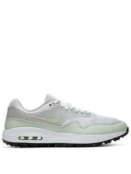 Nike Air Max 1 Golf - White/Grey/Black, White/Grey/Black, Size 11, Men