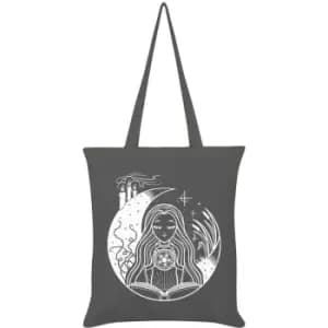 Grindstore White Witch Tote Bag (One Size) (Grey) - Grey