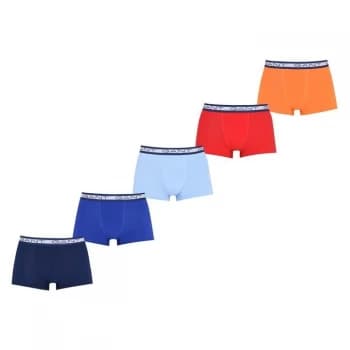 Gant 5 Pack Logo Trunks - Orange 806