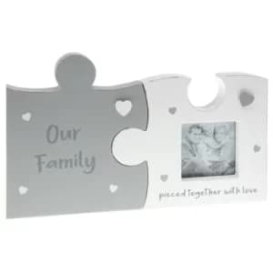 Jigsaw Words Photoframe Family