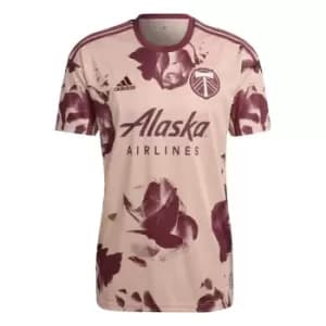 adidas Portland Timbers 22/23 Away Jersey Mens - Vapour Pink / Victory Crimson