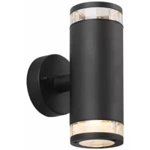 Nordlux Birk Outdoor Modern Wall Lamp Black, GU10, IP44