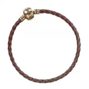 Harry Potter Brown Leather Charm Bracelet 19cm