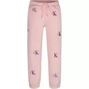 Calvin Klein Jeans Monogram Aop Sweatpants - Pink