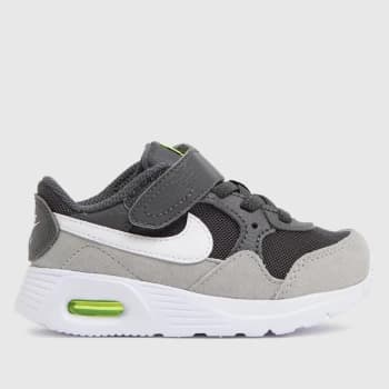 Nike Grey & Lime Air Max Sc Trainers Toddler