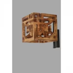 Zeta yan?k aplik Brown Wall Lamp