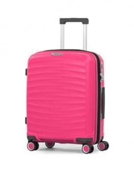 Rock Luggage Sunwave NT57701 8 Wheel Cabin Pink Suitcase