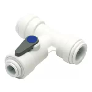 JG Speedfit Angle Stop Valve White 15mm x 1/4" - ASV3 - 509257