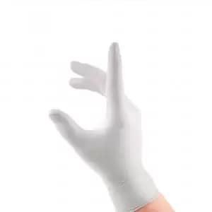 Beeswift Latex Examination Gloves White M Box of 1000 LEGM
