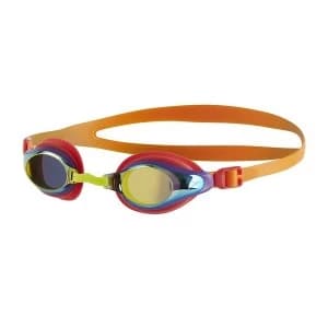 Speedo Mariner Supreme Mirror Goggles Orange/Gold Junior