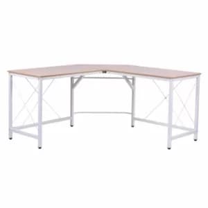 Caledonia L-Shape Corner Desk 150cm, Oak