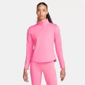 Nike Therma-FIT One Womens Long-Sleeve 1/2-Zip Top - Pink