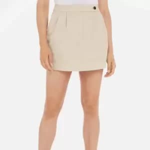 Tommy Hilfiger Co Pleated Cotton Mini Skirt - IT 34/UK 6
