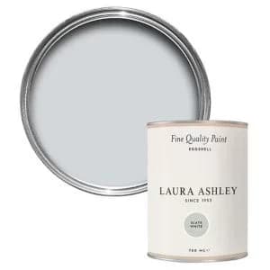 Laura Ashley Slate White Eggshell Emulsion Paint, 750Ml