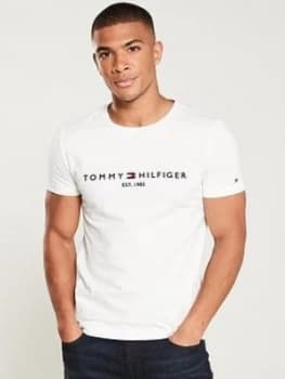 Tommy Hilfiger Tommy Logo T-Shirt - White Size M Men