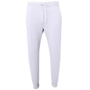 Bella + Canvas Unisex Adult Jogging Bottoms (S) (White)