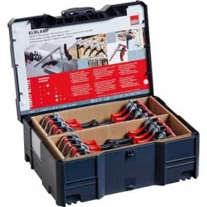 Bessey KLI-S Kliklamp Lever Clamp Set in Systainer Carry Case
