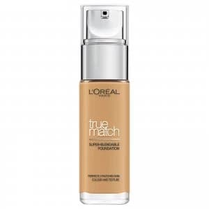 L'Oral Paris True Match Liquid Foundation with SPF and Hyaluronic Acid 30ml (Various Shades) - 6W Golden Honey