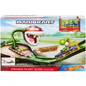 Hot Wheels Mario kart Piranha Plane Slide Track Playset