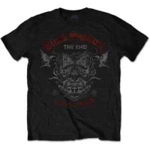 Black Sabbath - The End Reading Skull Unisex Medium T-Shirt - Black
