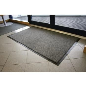 0.6MX0.9M Black/Steel Entrance Mat - Sitesafe