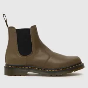 Dr Martens 2976 Carrara Boots In Olive