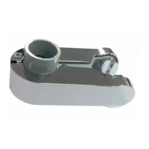 Aqualisa Showers - Aqualisa Pinch Grip Shower Head Handset Holder 25mm Chrome & Grey