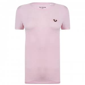 True Religion Crafted t Shirt - Pink/Gold SMU