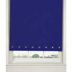 Roller Blind Sq. Eyelet 60 x 165cm Royal Blue